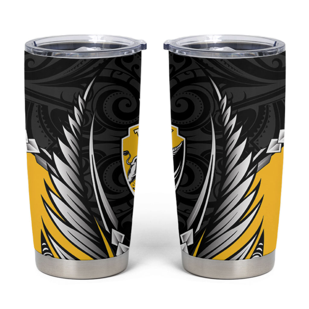 Taranaki 2026 Rugby Custom Tumbler Cup NZ Maori Silver Fern