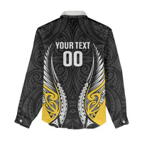 Taranaki 2026 Rugby Custom Women Casual Shirt NZ Maori Silver Fern LT14 - Polynesian Pride