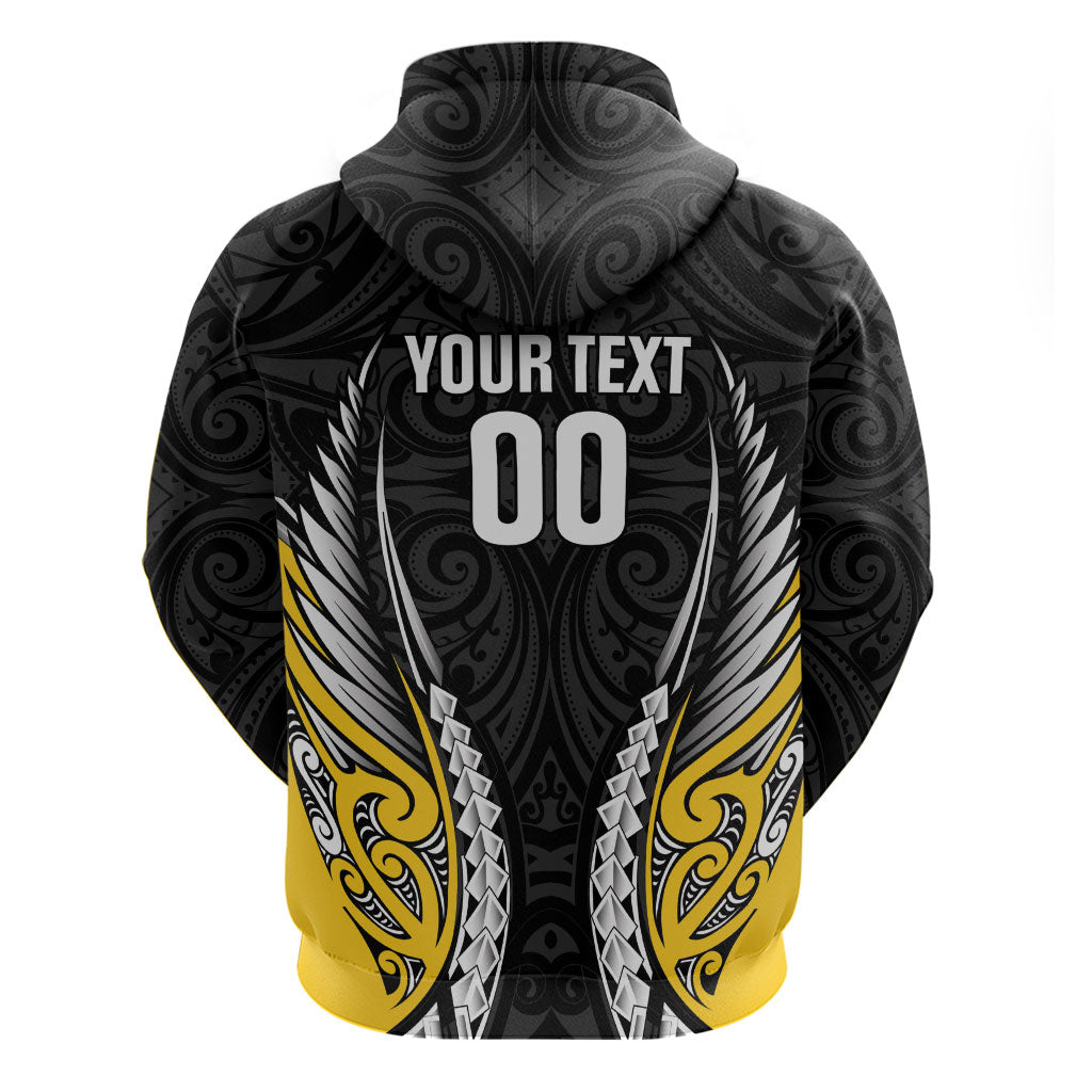 Taranaki 2026 Rugby Custom Zip Hoodie NZ Maori Silver Fern
