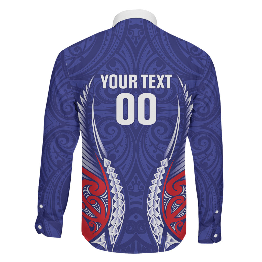 Tasman Bay 2026 Rugby Custom Family Matching Off Shoulder Short Dress and Hawaiian Shirt NZ Maori Silver Fern LT14 - Polynesian Pride