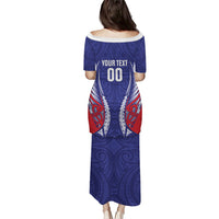 Tasman Bay 2026 Rugby Custom Family Matching Puletasi and Hawaiian Shirt NZ Maori Silver Fern LT14 - Polynesian Pride
