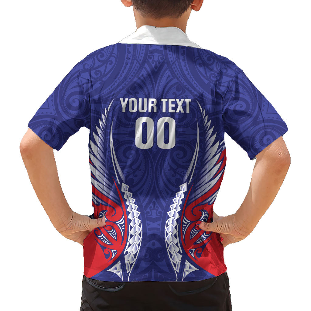 Tasman Bay 2026 Rugby Custom Family Matching Short Sleeve Bodycon Dress and Hawaiian Shirt NZ Maori Silver Fern LT14 - Polynesian Pride