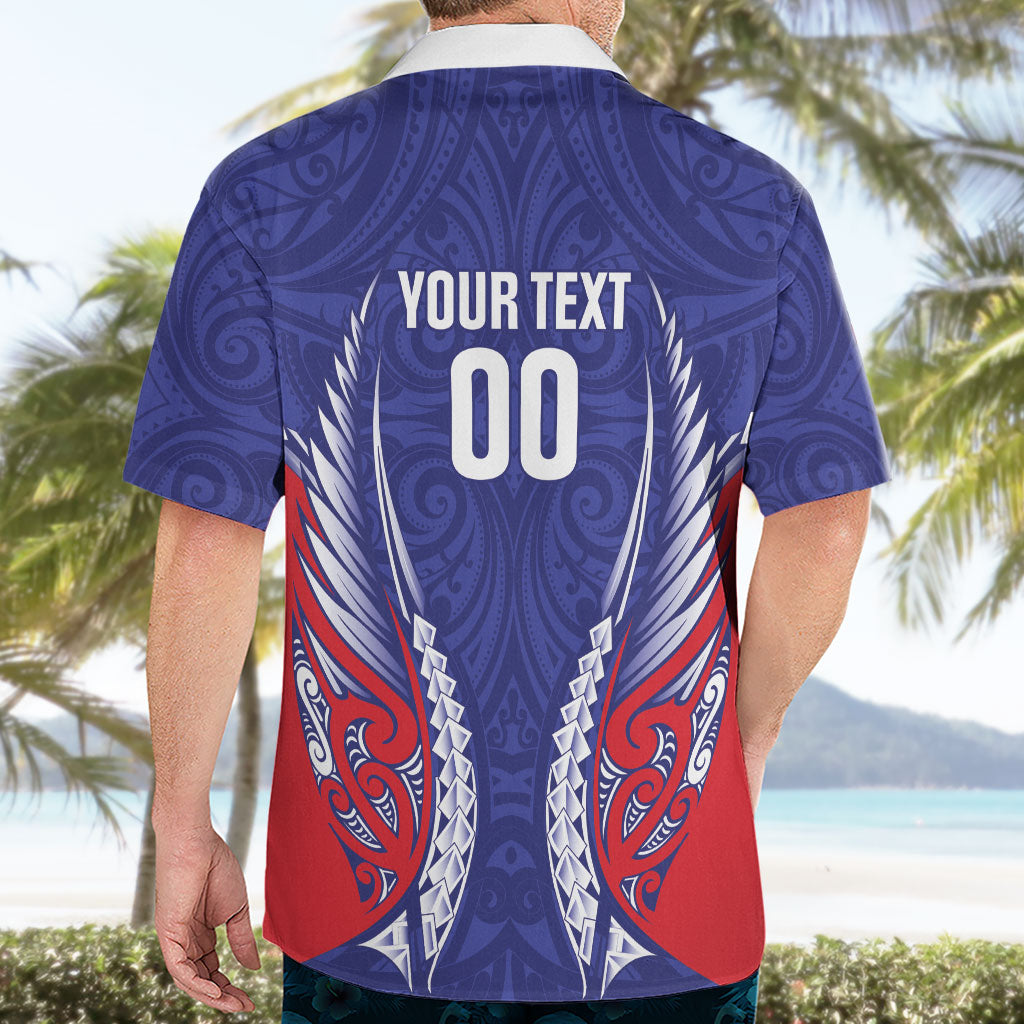 Tasman Bay 2026 Rugby Custom Hawaiian Shirt NZ Maori Silver Fern