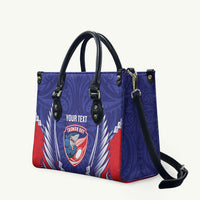 Tasman Bay 2026 Rugby Custom Leather Bag NZ Maori Silver Fern