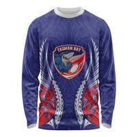 Tasman Bay 2026 Rugby Custom Long Sleeve Shirt NZ Maori Silver Fern