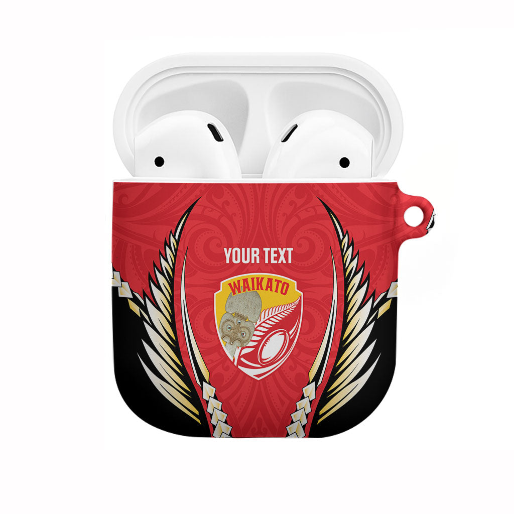 Waikato 2026 Rugby Custom AirPods Case NZ Maori Silver Fern