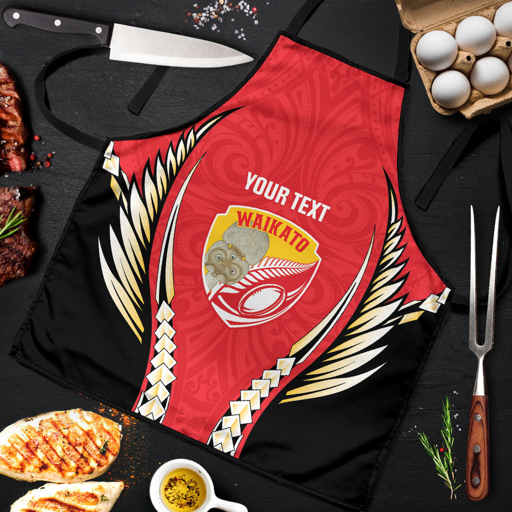 Waikato 2026 Rugby Custom Apron NZ Maori Silver Fern