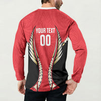 Waikato 2026 Rugby Custom Button Sweatshirt NZ Maori Silver Fern