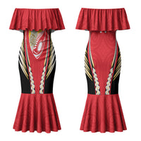 Waikato 2026 Rugby Custom Couples Matching Mermaid Dress and Hawaiian Shirt NZ Maori Silver Fern LT14 - Polynesian Pride