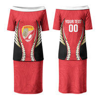 Waikato 2026 Rugby Custom Couples Matching Puletasi and Hawaiian Shirt NZ Maori Silver Fern LT14 - Polynesian Pride