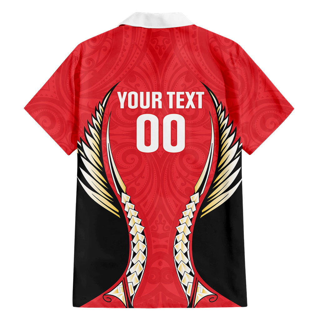 Waikato 2026 Rugby Custom Family Matching Off Shoulder Maxi Dress and Hawaiian Shirt NZ Maori Silver Fern LT14 - Polynesian Pride