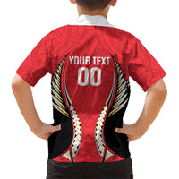 Waikato 2026 Rugby Custom Family Matching Puletasi and Hawaiian Shirt NZ Maori Silver Fern LT14 - Polynesian Pride