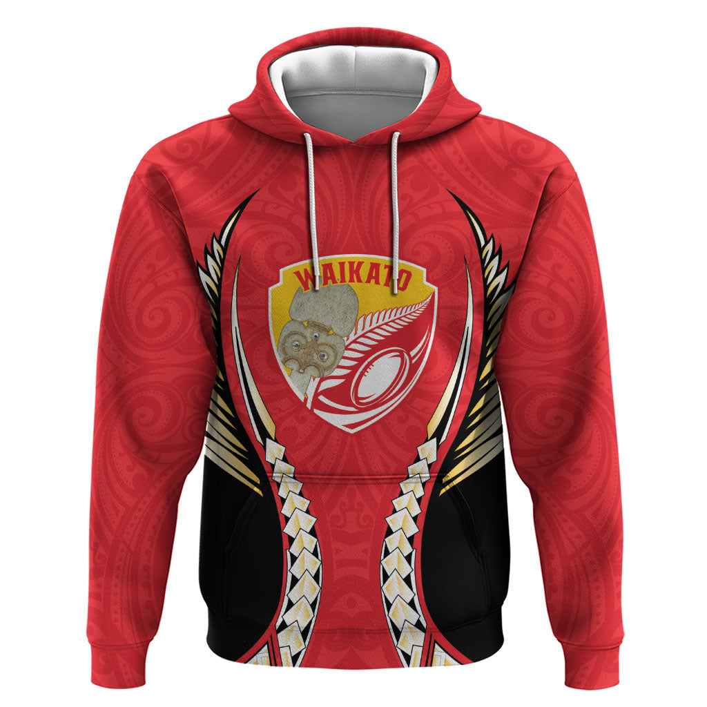Waikato 2026 Rugby Custom Hoodie NZ Maori Silver Fern