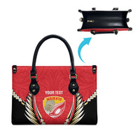 Waikato 2026 Rugby Custom Leather Bag NZ Maori Silver Fern