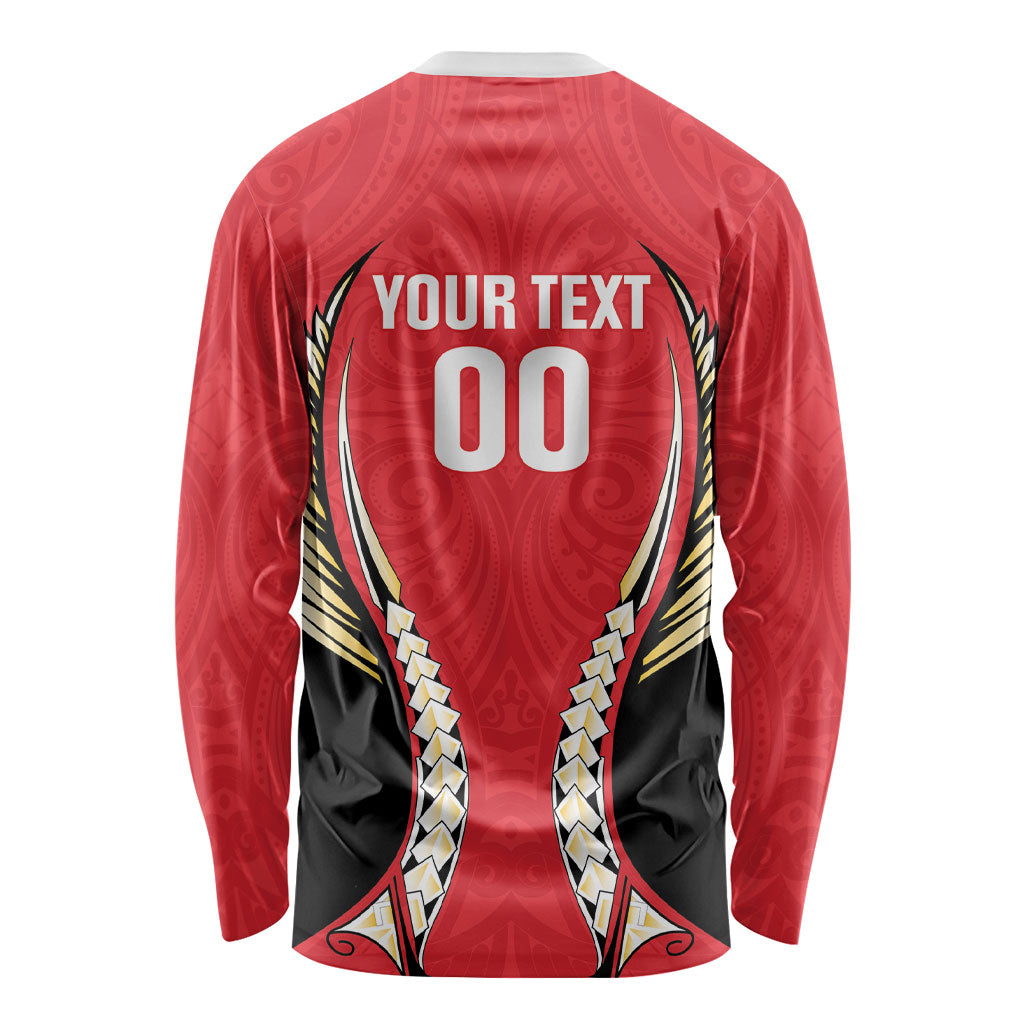 Waikato 2026 Rugby Custom Long Sleeve Shirt NZ Maori Silver Fern