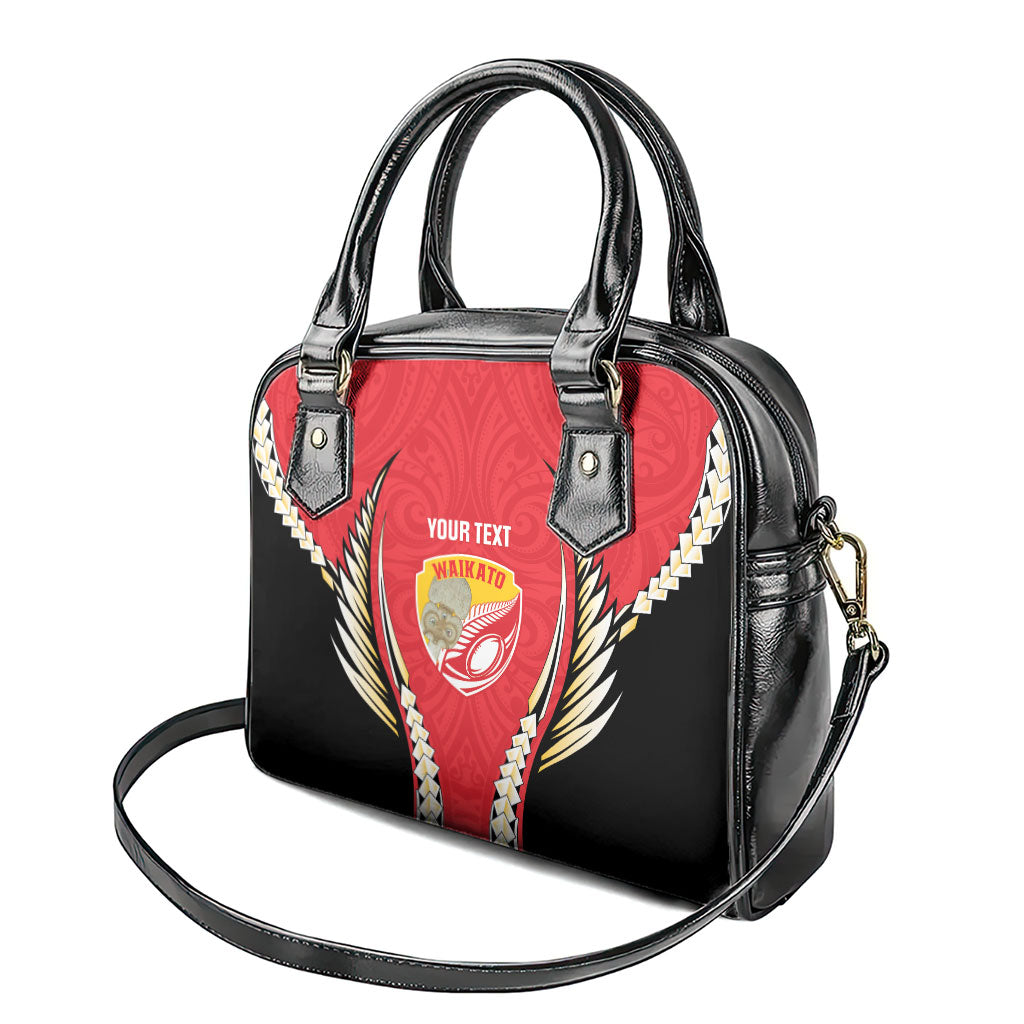 Waikato 2026 Rugby Custom Shoulder Handbag NZ Maori Silver Fern