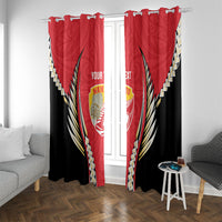 Waikato 2026 Rugby Custom Window Curtain NZ Maori Silver Fern