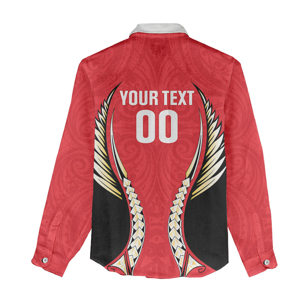 Waikato 2026 Rugby Custom Women Casual Shirt NZ Maori Silver Fern