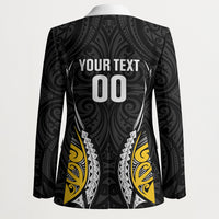Wellington 2026 Rugby Custom Blazer NZ Maori Silver Fern LT14 - Polynesian Pride