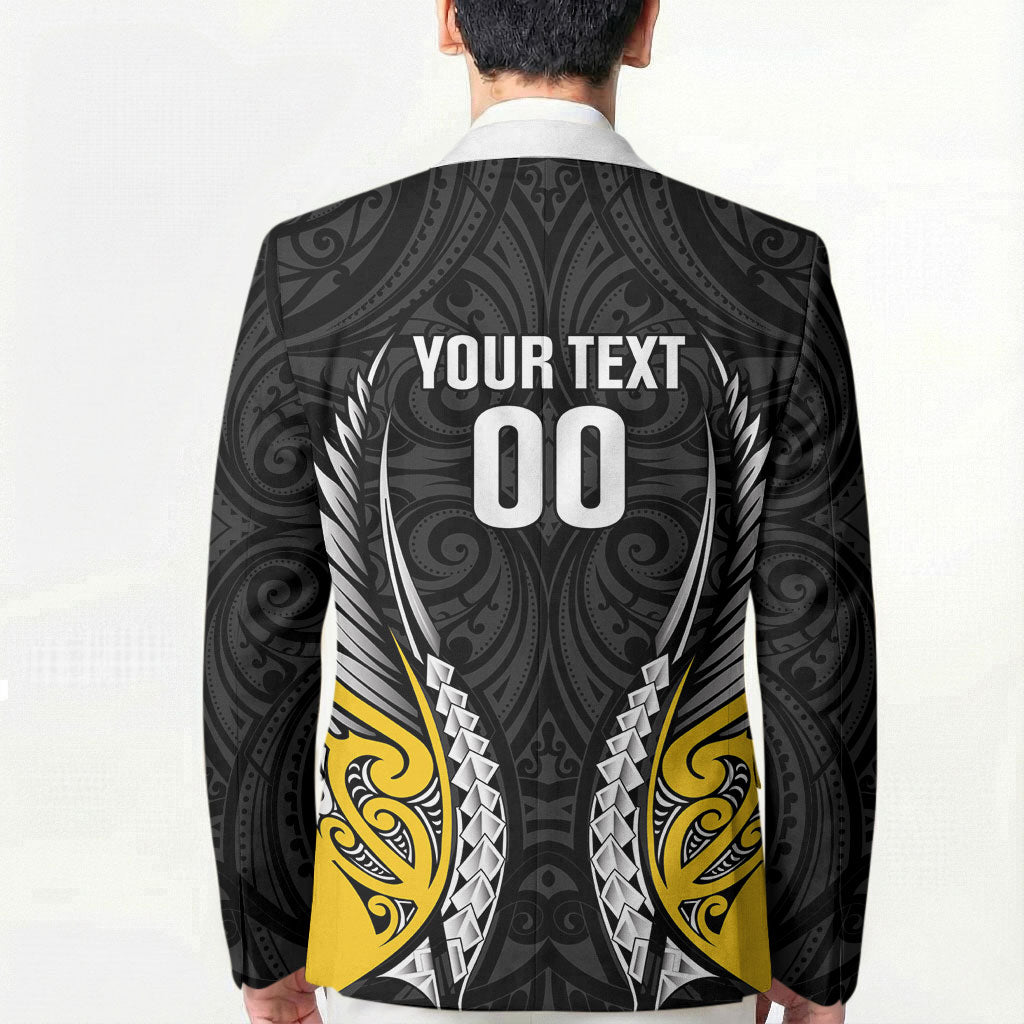 Wellington 2026 Rugby Custom Blazer NZ Maori Silver Fern LT14 - Polynesian Pride