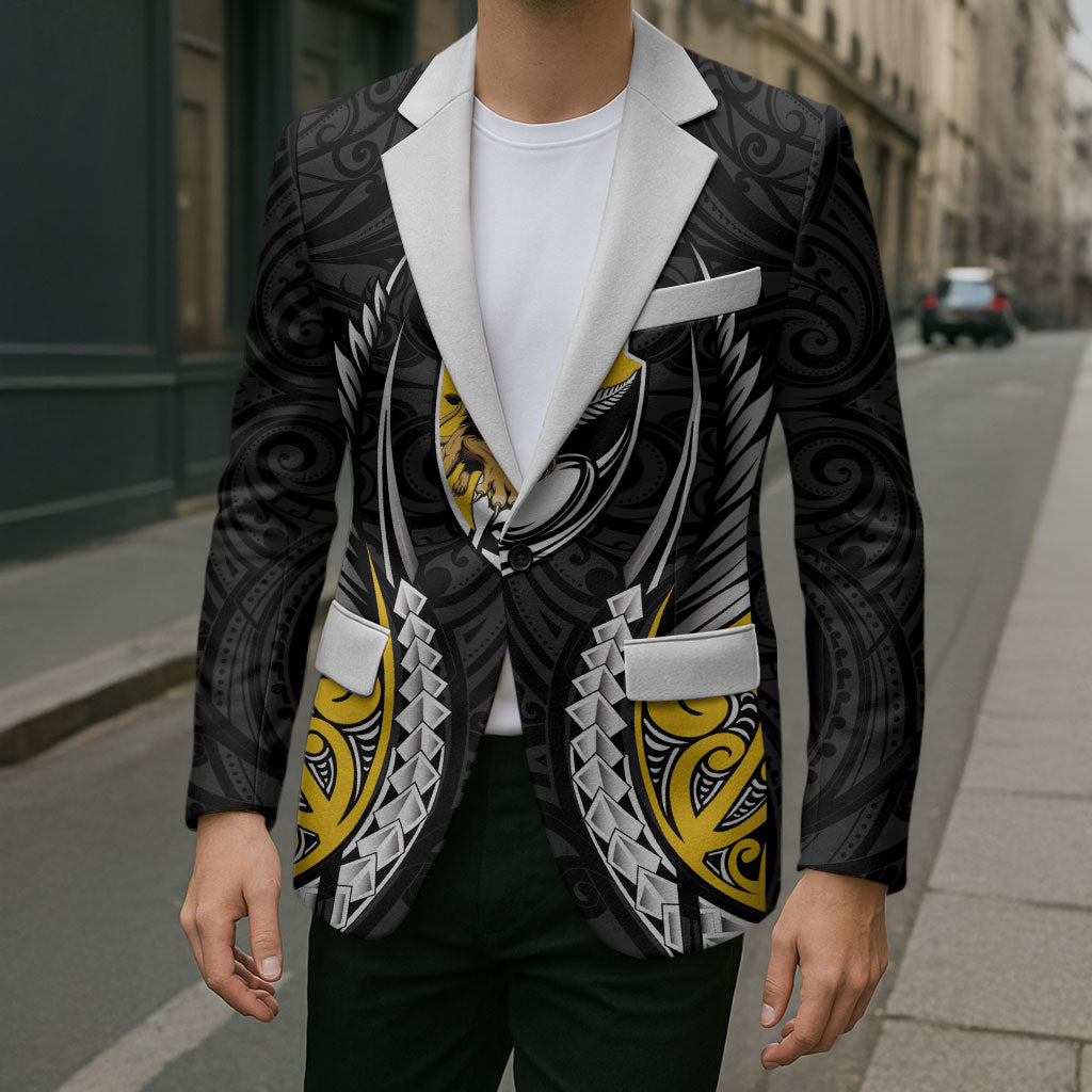 Wellington 2026 Rugby Custom Blazer NZ Maori Silver Fern LT14 - Polynesian Pride