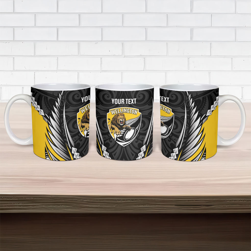 Wellington 2026 Rugby Custom Ceramic Mug NZ Maori Silver Fern