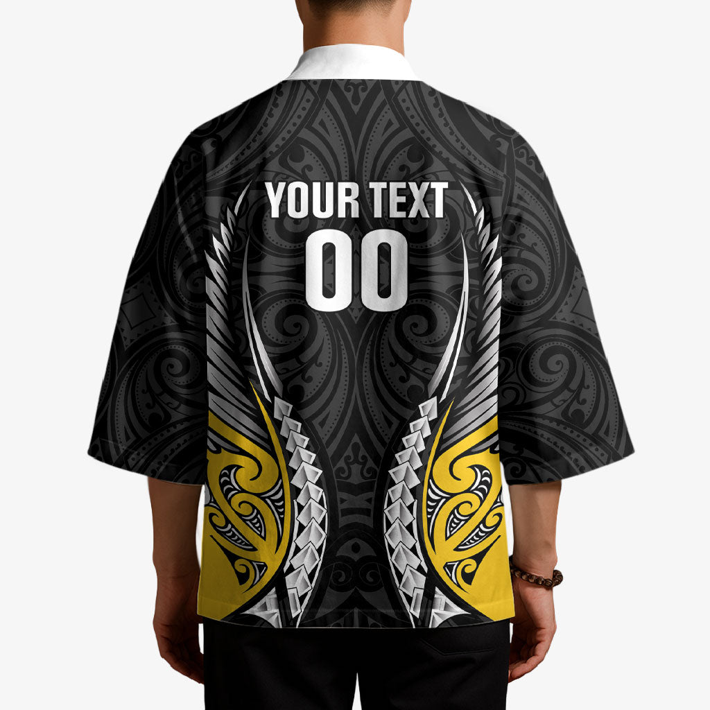 Wellington 2026 Rugby Custom Kimono NZ Maori Silver Fern
