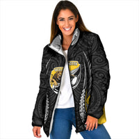 Wellington 2026 Rugby Custom Padded Jacket NZ Maori Silver Fern
