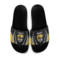 Wellington 2026 Rugby Custom Slide Sandals NZ Maori Silver Fern