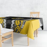 Wellington 2026 Rugby Custom Tablecloth NZ Maori Silver Fern
