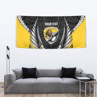 Wellington 2026 Rugby Custom Tapestry NZ Maori Silver Fern