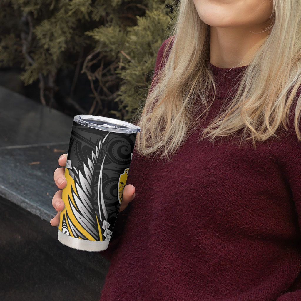 Wellington 2026 Rugby Custom Tumbler Cup NZ Maori Silver Fern