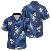 Teal Purple Banana Leaf Hawaii Family Matching Tank Maxi Dress and Hawaiian Shirt Lau Maia Plumeria Tropical Summer Vibes
