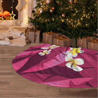 Pink Banana Leaf Hawaii Tree Skirt Lau Maia Plumeria Tropical Summer Vibes LT14 - Polynesian Pride