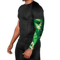 Green Banana Leaf Hawaii Arm Sleeves Lau Maia Plumeria Tropical Summer Vibes