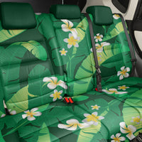 Green Banana Leaf Hawaii Back Car Seat Cover Lau Maia Plumeria Tropical Summer Vibes