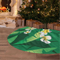 Green Banana Leaf Hawaii Tree Skirt Lau Maia Plumeria Tropical Summer Vibes LT14 - Polynesian Pride