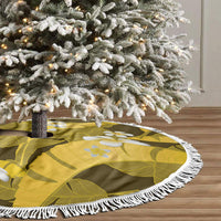 Yellow Banana Leaf Hawaii Tree Skirt Lau Maia Plumeria Tropical Summer Vibes LT14 - Polynesian Pride