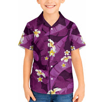 Purple Banana Leaf Hawaii Hawaiian Shirt Lau Maia Plumeria Tropical Summer Vibes