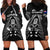 New Zealand Aotearoa Rugby Hoodie Dress NZ Tiki With Maori Fern World Cup Black Version LT14 - Polynesian Pride