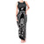 Custom New Zealand Aotearoa Rugby Tank Maxi Dress NZ Tiki With Maori Fern World Cup Black Version LT14 Women Black - Polynesian Pride