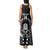 Custom New Zealand Aotearoa Rugby Tank Maxi Dress NZ Tiki With Maori Fern World Cup Black Version LT14 - Polynesian Pride