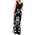 Custom New Zealand Aotearoa Rugby Tank Maxi Dress NZ Tiki With Maori Fern World Cup Black Version LT14 - Polynesian Pride