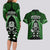 New Zealand Aotearoa Rugby Couples Matching Long Sleeve Bodycon Dress and Hawaiian Shirt NZ Tiki With Maori Fern World Cup Green Version LT14 - Polynesian Pride