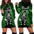 New Zealand Aotearoa Rugby Hoodie Dress NZ Tiki With Maori Fern World Cup Green Version LT14 - Polynesian Pride