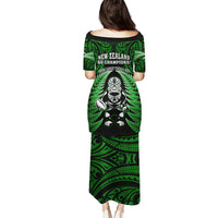 New Zealand Aotearoa Rugby Puletasi NZ Tiki With Maori Fern World Cup Green Version LT14 - Polynesian Pride