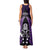 New Zealand Aotearoa Rugby Tank Maxi Dress NZ Tiki With Maori Fern World Cup Purple Version LT14 - Polynesian Pride