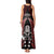 New Zealand Aotearoa Rugby Tank Maxi Dress NZ Tiki With Maori Fern World Cup Red Version LT14 - Polynesian Pride