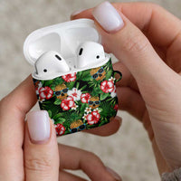 Pineapple Skull Aloha Hawaii AirPods Case Summer Vibes Tropical Seamless Pattern - Polynesian Pride