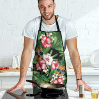 Pineapple Skull Aloha Hawaii Apron Summer Vibes Tropical Seamless Pattern - Polynesian Pride